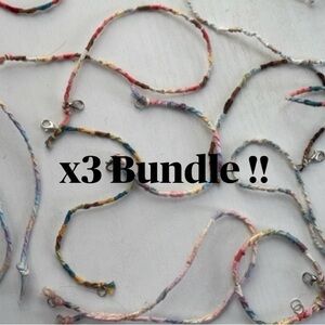 Quantity Three Custom Bracelets